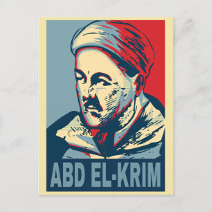 Carte Postale Abd el-Krim Rif Leader Hope Style Abdelkarim