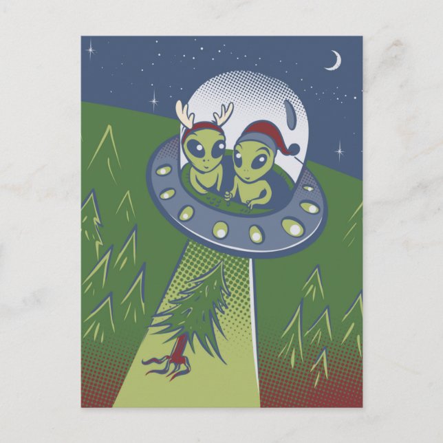 Carte Postale Abduction de Christmas (Devant)