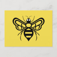 Carte postale Abeille de miel