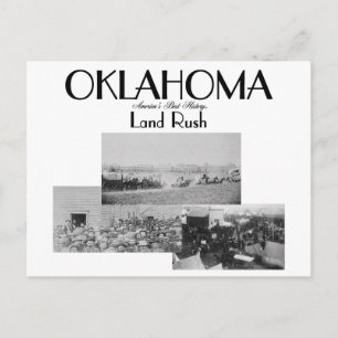 Carte Postale AbH Oklahoma Land Rush