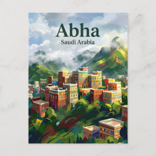 Carte Postale Abha Arabie saoudite