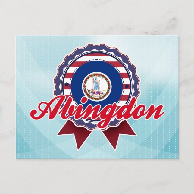 Carte Postale Abingdon, VA (Devant)