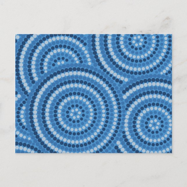 Carte Postale Aboriginal Dot Painting (Devant)