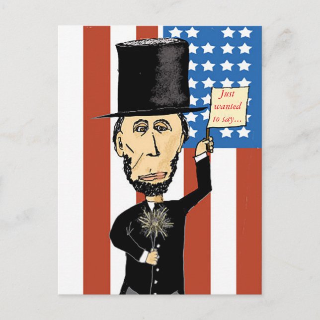 Carte postale Abraham Lincoln (Devant)