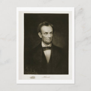 Carte Postale Abraham Lincoln, 16e président du United Stat