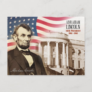 Carte Postale Abraham Lincoln - 16ème Président des Etats-Unis