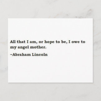 Carte Postale Abraham Lincoln 3