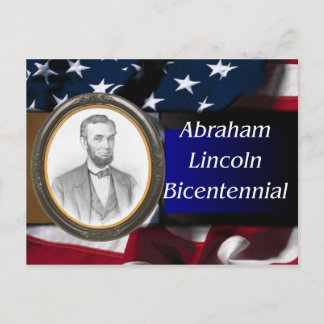 Carte Postale Abraham Lincoln Bicentennial