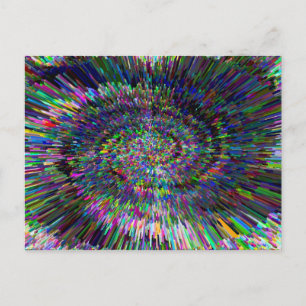 Carte Postale abrégé sur dimensionnel l'art 3D