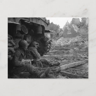 Carte Postale Abri et rassemblement quelque part en France