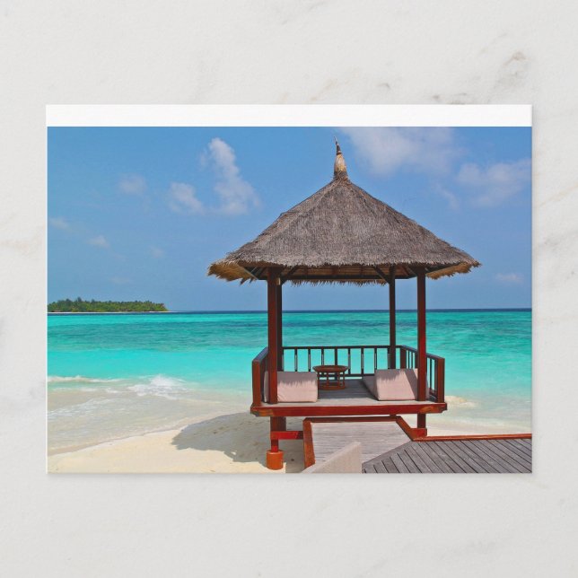 Carte Postale Abri tropical (Devant)