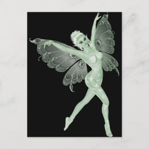 Carte Postale Absinthe Art Signature Green Fairy 3B
