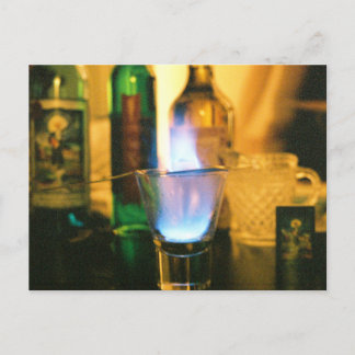 Carte postale Absinthe Fire