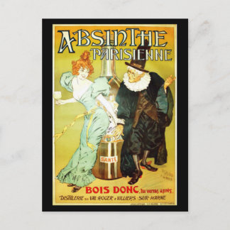 Carte Postale Absinthe parisienne