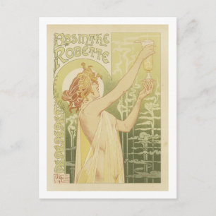 Carte Postale Absinthe Robette