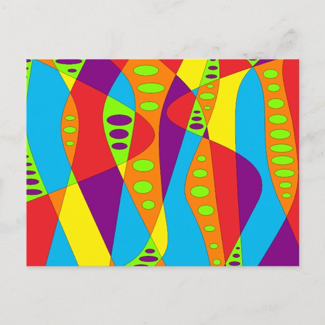 Carte Postale Abstrait (Devant)