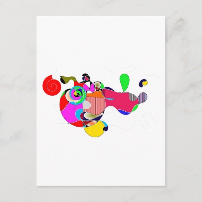 Carte Postale Abstrait (Devant)