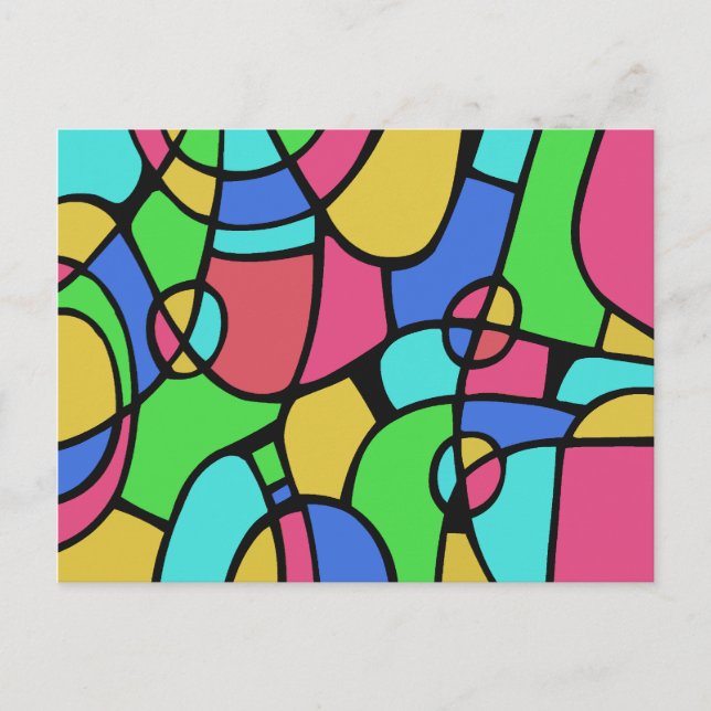 Carte Postale Abstrait 02 (Devant)