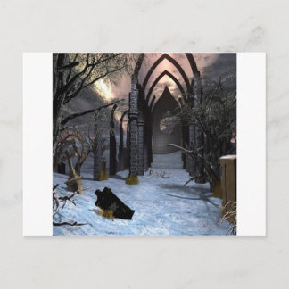 Carte Postale Abstrait City Dark Arts