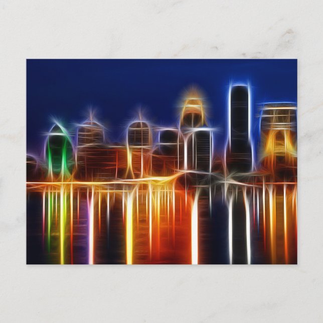 Carte Postale Abstrait de Louisville (Devant)