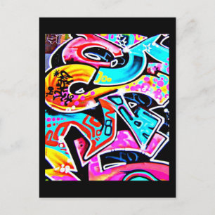 Carte postale Abstraite/Galerie de divers graffiti