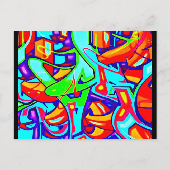 Carte postale Abstraite/Galerie Divers Graffiti 10 (Devant)