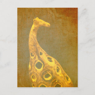Carte postale Abstraite Giraffe