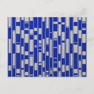 Carte Postale Abstraite inspirée par les textiles africains - V2