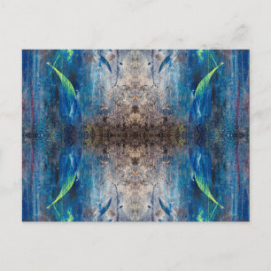 Carte postale abstraite Kaléidoscope multicolore
