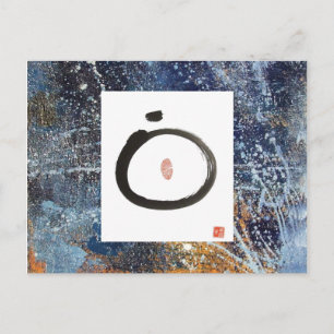 Carte postale Abstraite Zen Circle