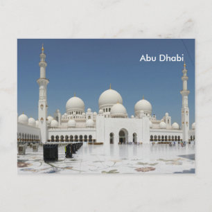 Carte Postale Abu Dhabi Vintage Travel Tourism Ad Postcard