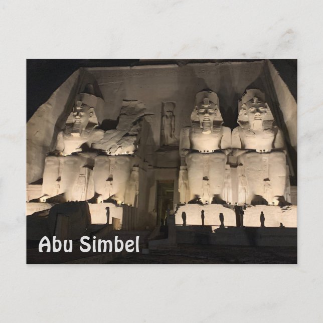 Carte Postale Abu Simbel (Devant)