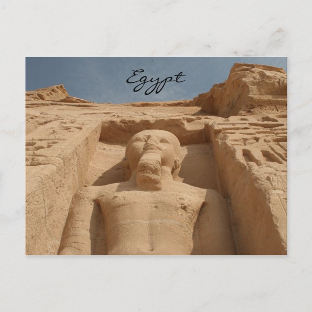Carte Postale abu simbel one pharoah (Devant)
