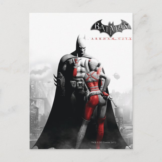 Carte Postale AC Poster - Batman & Harley (Devant)