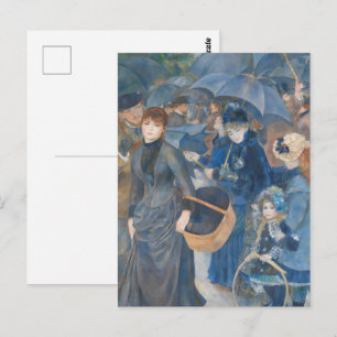 Carte Postale Academia Sombre Peinture au parapluie bleu de Reno