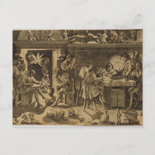 Carte Postale Académie de Baccio Bandinelli, 1547