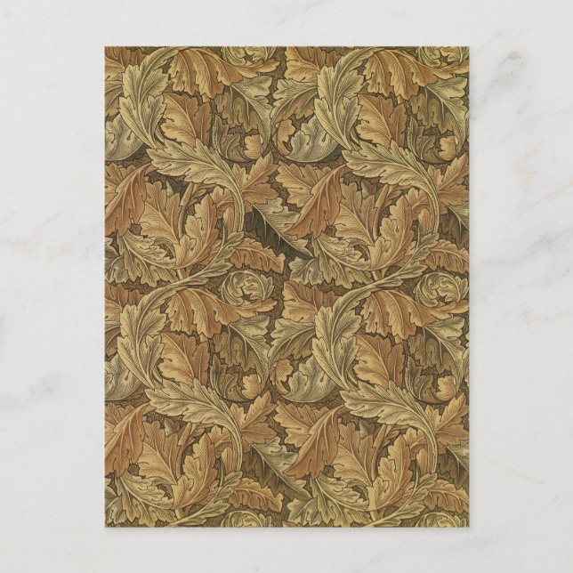 Carte Postale Acanthus Feuilles de William Morris, Antique Texti (Devant)