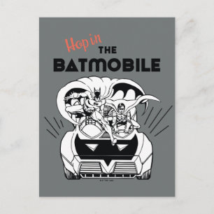 Carte Postale Accéder au Batmobile