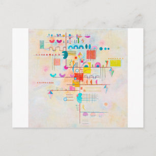 Carte Postale Accent Doux, Wassily Kandinsky