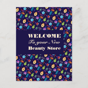 Carte Postale Accessoires de beauté Beautician & Coiffeur Girly