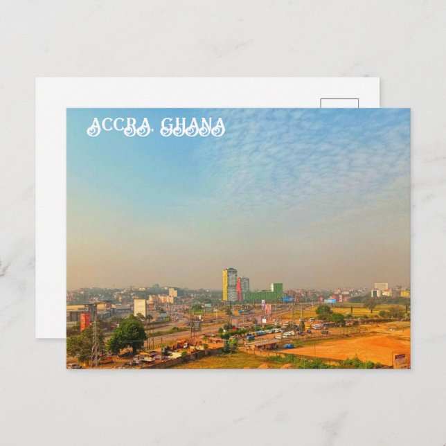 Carte postale Accra Ghana (Devant / Derrière)