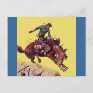 Carte Postale Accrocher sur Cowboy