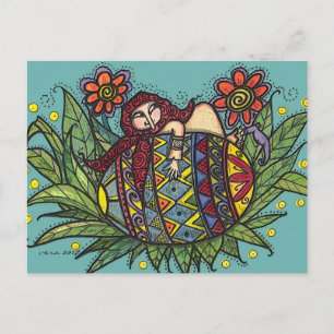 Carte Postale Accrochez-vous à votre art populaire ukrainien Pys