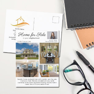 Carte Postale Accueil À Vendre Immobilier Annonce Photo Marketin