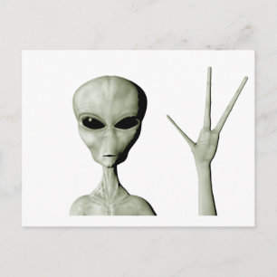 Carte Postale Accueil Alien