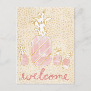 Carte Postale Accueil ananas