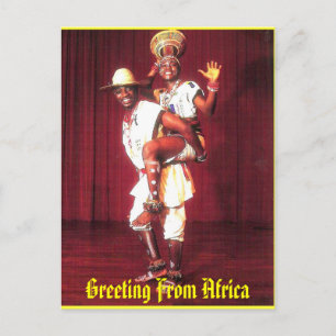 Carte Postale ACCUEIL DE L'AFRIQUE(Conception de Mojisola Gbadam