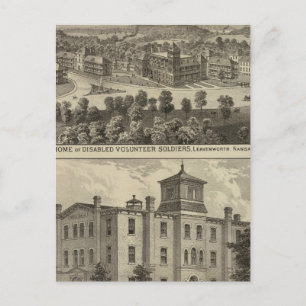 Carte Postale Accueil des soldats bénévoles handicapés