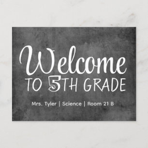 Carte Postale Accueil Étudiant Premier jour de l'école Personnal