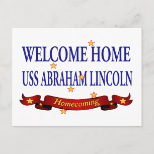 Carte Postale Accueil USS Abraham Lincoln
